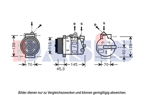 AKS DASIS Kompressor,kliimaseade 852579N